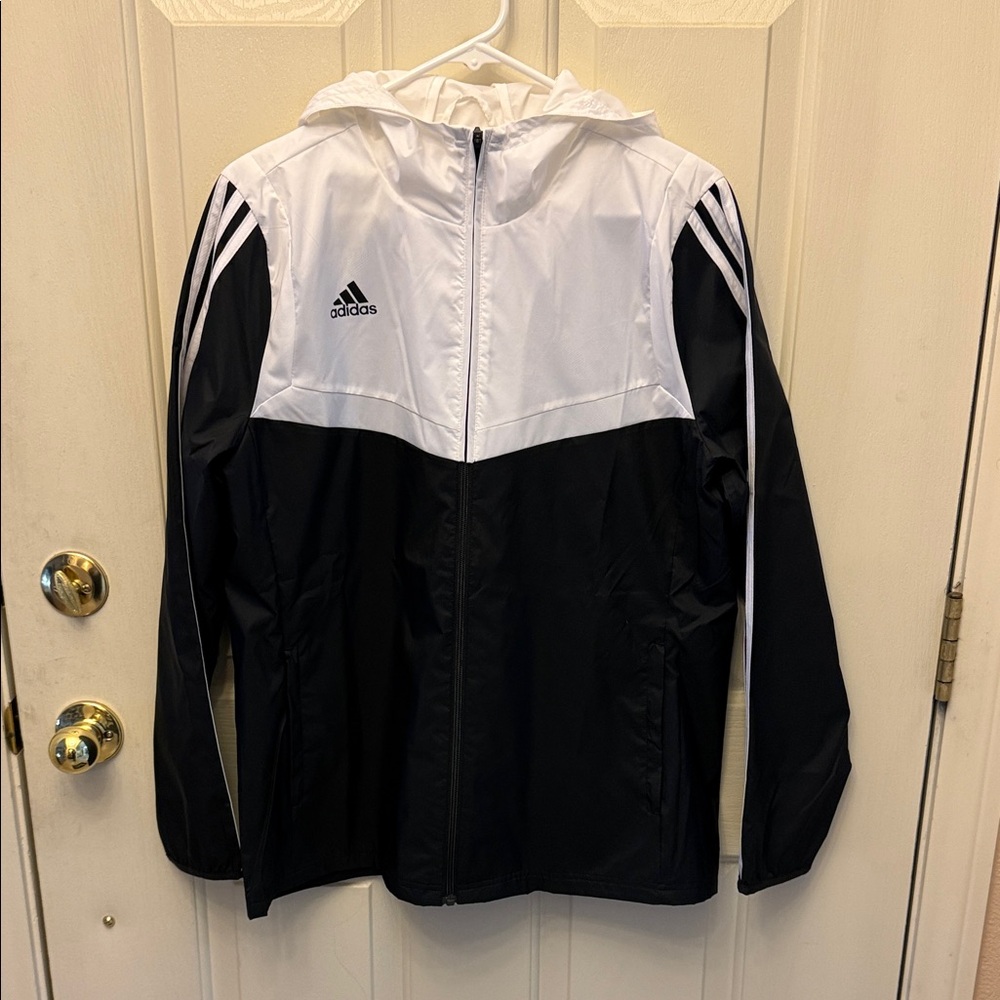 Adidas Two-Tone Black and White Jacket
